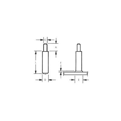 No Thread Shoulder Weld Studs